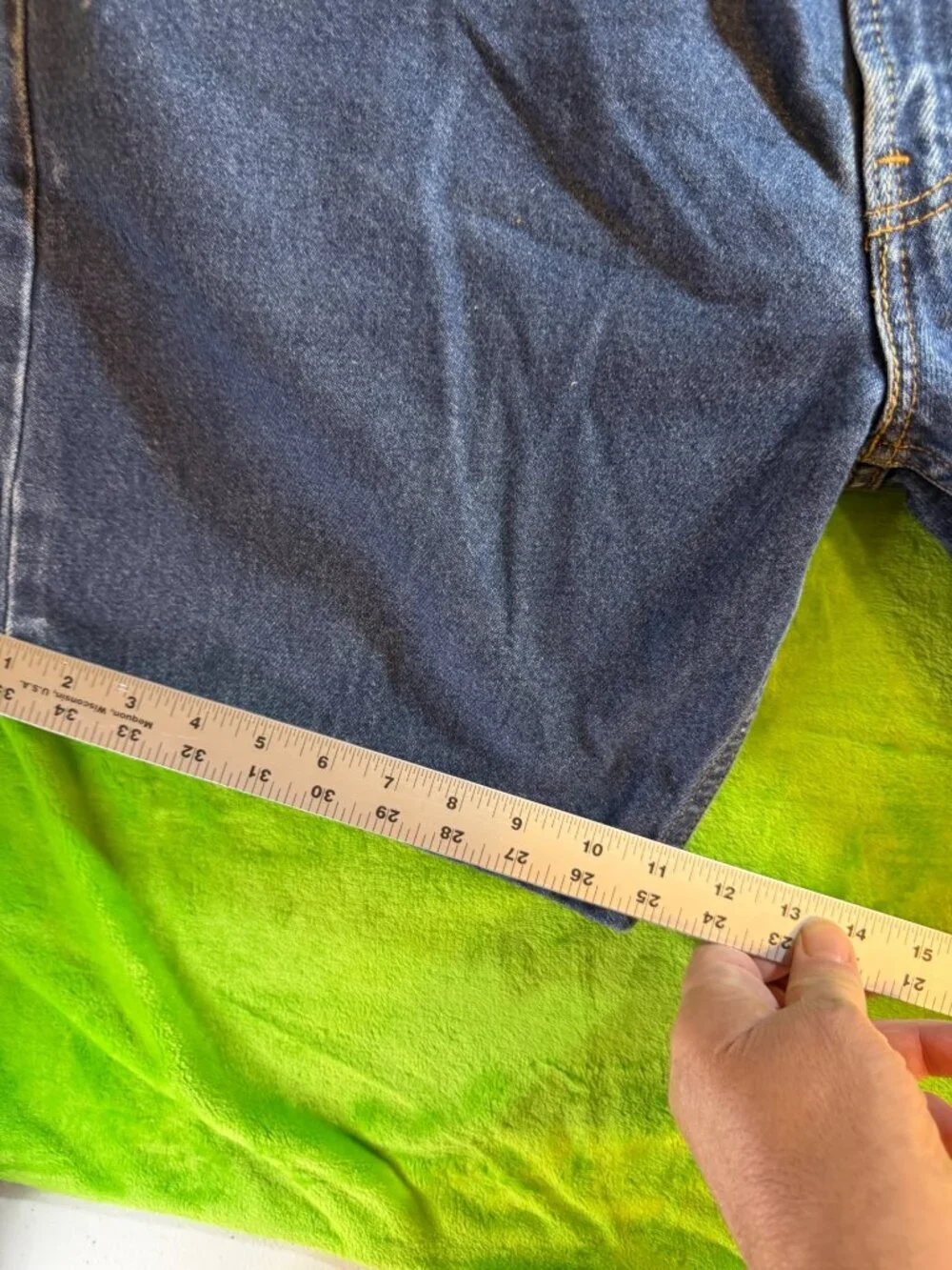 Levi's 550 Regular Fit Denim Shorts Size 40 Blue